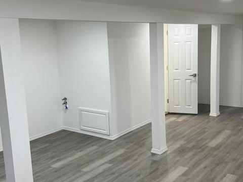 Finished basement interior